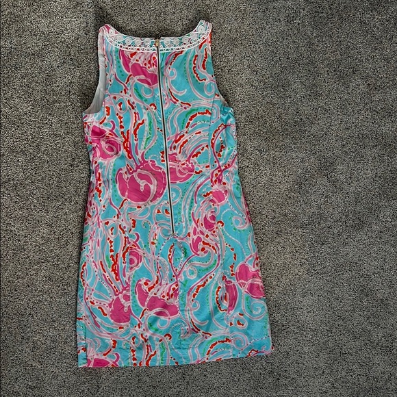 Lilly Pulitzer Sleeveless Dress - Pink and Blue Jellyfish print - Picture 2 of 6
